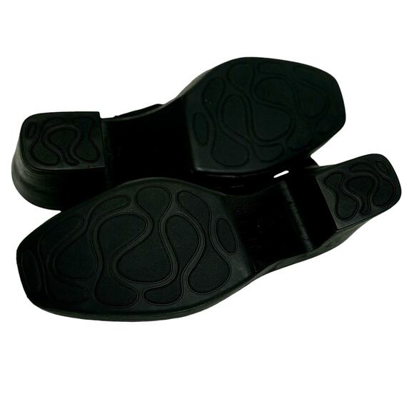 Born Women's Devlyn Black Distressed Suede Platform Boho Chic Clogs Size 9M - Picture 5 of 11